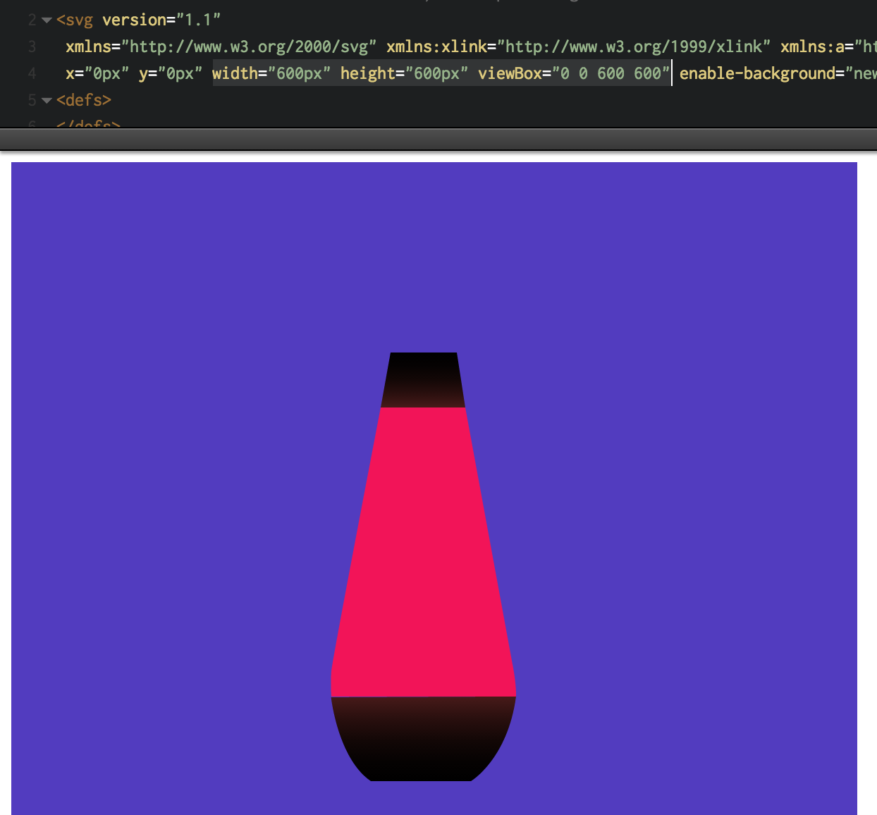 SVG Lava Lamp